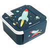 A little lovely company Σετ 4 δοχεία φαγητού Lunch & Snack Box Space SBSESP21