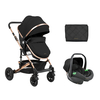 Kikka Boo Stroller 3in1 transf. seat Amaia Black 2024 31001010243