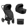 Kikka Boo Stroller 2in1 with plastic carrycot Amani Black 31001020125