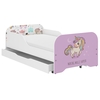 Toddler Miki Children Kids Bed Including Mattress + Drawer 160x80 - Pink Unicorn