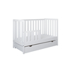 Baby Crib Bambi 2 in 1 60x120cm 3rd Levels White