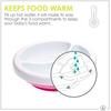 Bbluv Plato Heated Children's Plate 3 Sections Pink B0107-P