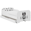 Toddler Children Kids Bed Including Mattress + Drawer 160x80cm - Bear