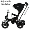 Bebe Stars Chopper 6 in 1 Τρίκυκλο Ποδηλατάκι Black 814-188 (Δωρο 2 Φωτα Led)