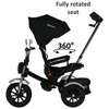 Bebe Stars Chopper 6 in 1 Τρίκυκλο Ποδηλατάκι Black 814-188 (Δωρο 2 Φωτα Led)