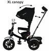 Bebe Stars Chopper 6 in 1 Τρίκυκλο Ποδηλατάκι Black 814-188 (Δωρο 2 Φωτα Led)