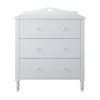 Baby Cradle Bella 2 in 1 60x120cm (GIFT Mattress Drawer Safety Barrier) White