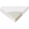 Madrid Ξύλινη Κούνια Κρεβάτι Μωρού 3 Επιπέδων 120x60 εκ - White