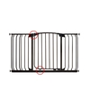DreamBaby Chelsea Hallway Safety Door Set +2 Extensions 9cm&18cm Black BR75873