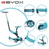 Byox Tristar 3 in 1 Μετατρεπόμενο Πατίνι με Κάθισμα & Λαβή Γονέα - Blue (3800146225476)