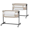 Kinderkraft Neste UP 2 Ρυθμιζόμενο Λίκνο με Στρώμα Beige KLNEUP02BEG0000 (Δώρο Super Απαλή Κουβερτούλα)