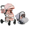Cangaroo Gigi 3 in 1 Convertible Stroller Pink 3800146235642