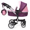 Cangaroo Violette Αναστρέψιμο Καρότσι για Κούκλες με Τσάντα (9694)