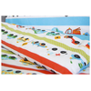 Duvet Cover and Pillow Cover 160 X 110 - 70 X 60 - Cars and Stripes 5902533412464