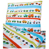 Duvet Cover and Pillow Cover 160 X 110 - 70 X 60 - Cars and Stripes 5902533412464