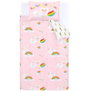 Catherine Lansfield Folk Unicorn Easy Care Single Duvet Set 135x200cm Rainbow Swan 52499