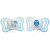 Chicco Physio Forma Light Silicone Pacifier Night 2-6 months 2pcs Blue 7103121