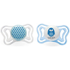 Chicco Physio Forma Light Silicone Pacifier Night 2-6 months 2pcs Blue 7103121