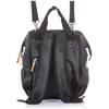 Chipolino BACKPACK Τσάντα Πλάτης Αλλαξιέρα Black Leather CHRAF02105BL