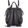 Chipolino BACKPACK Τσάντα Πλάτης Αλλαξιέρα Black Leather CHRAF02105BL