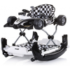 Chipolino Racer 4 in 1 Musical baby walker Black White PRRC02101BW