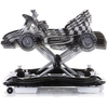 Chipolino Racer 4 in 1 Musical baby walker Black White PRRC02101BW