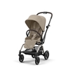 Cybex Eezy S Twist +2 – Καρότσι 360° για Νεογέννητο έως 22kg Almond Beige 524000127