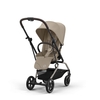 Cybex Eezy S Twist +2 – Καρότσι 360° για Νεογέννητο έως 22kg Almond Beige 524000127