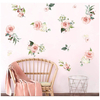 Decalmile Wall Stickers For Kids Room 4 sheets Garden Flowers DM0651