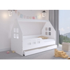 Παιδικό Κρεβάτι Domek Montessori με Συρτάρι 160 x 80 cm (ΔΩΡΟ ΤΟ ΣΤΡΩΜΑ) Λευκό L
