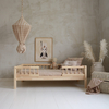 Luletto Basic Bello Duo Ξύλινο Παιδικό Κρεβάτι με Κάγκελα & Κεντρική Είσοδο