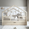 Luletto Alto Duo Children's Bed Housebed with drawer