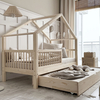 Luletto Housebed Alto Plus Παιδικό Κρεβάτι Montessori με συρτάρι ύπνου