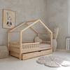 Luletto Housebed Bello Plus Ξύλινο Παιδικό Κρεβάτι Σπιτάκι με Συρτάρι Ύπνου