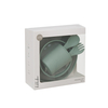 Kikka Boo Feeding set 5 pcs Platinum Silicone Sage 31302050001