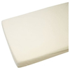 For Your Little One 2X Crib Jersey Cradle Fitted Sheet 100% Cotton 90x40cm - Cream