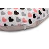 Sensillo Rogal 60x40cm Breast Pillow Grey Heart 22403