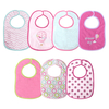 Lorelli Bibs Set of 7 Pieces with Velcro Sticker  Girl 10260240003