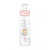Kikka Boo Glass feeding bottle 240ml Savanna Pink (31302020117)