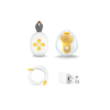 Medela Solo Hands-free Επαναφορτιζόμενο Ηλεκτρικό Θήλαστρο Μονής Άντλησης 101045514