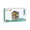 Hi Pando Wooden Dollhouse with Furniture & Figures