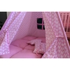 Babyliss: Large fabric tent with thick mattress and 2 pillows "Follow Your Heart" 120 x 120 x 160cm