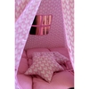 Babyliss: Large fabric tent with thick mattress and 2 pillows "Follow Your Heart" 120 x 120 x 160cm