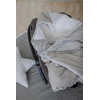 JUKKI Car Seat Blanket with Hood Twinkle Stars & Grey Velvet