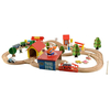ISO Wooden Prefabricated Railway 69 pieces 3 + years 53x76x12cm 6158
