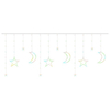 Iso Trade LED Decorative Lights Stars 138led Curtain 570cm for Christmas 11328