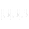 Iso Trade LED Decorative Lights Stars 138led Curtain 570cm for Christmas 11328