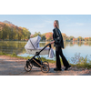 Kunert IVENTO 3 in 1 Complete Travel System Color GOLD Frame IVE-06 Dove Grey