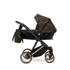 Kunert IVENTO 3 in 1 Complete Travel System Color GOLD Frame IVE-06 Dove Grey