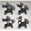 Joie Versiti™ 2 σε 1 Signature Καρότσι για 2 Παιδιά 22kg ανά παιδί Ebony